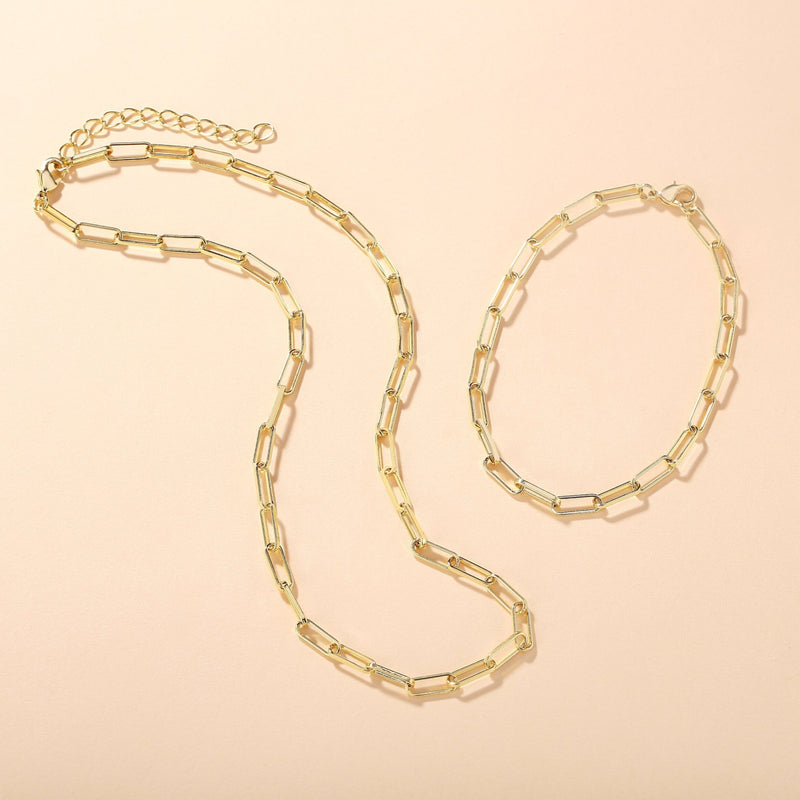 Thick gold sales collar necklace