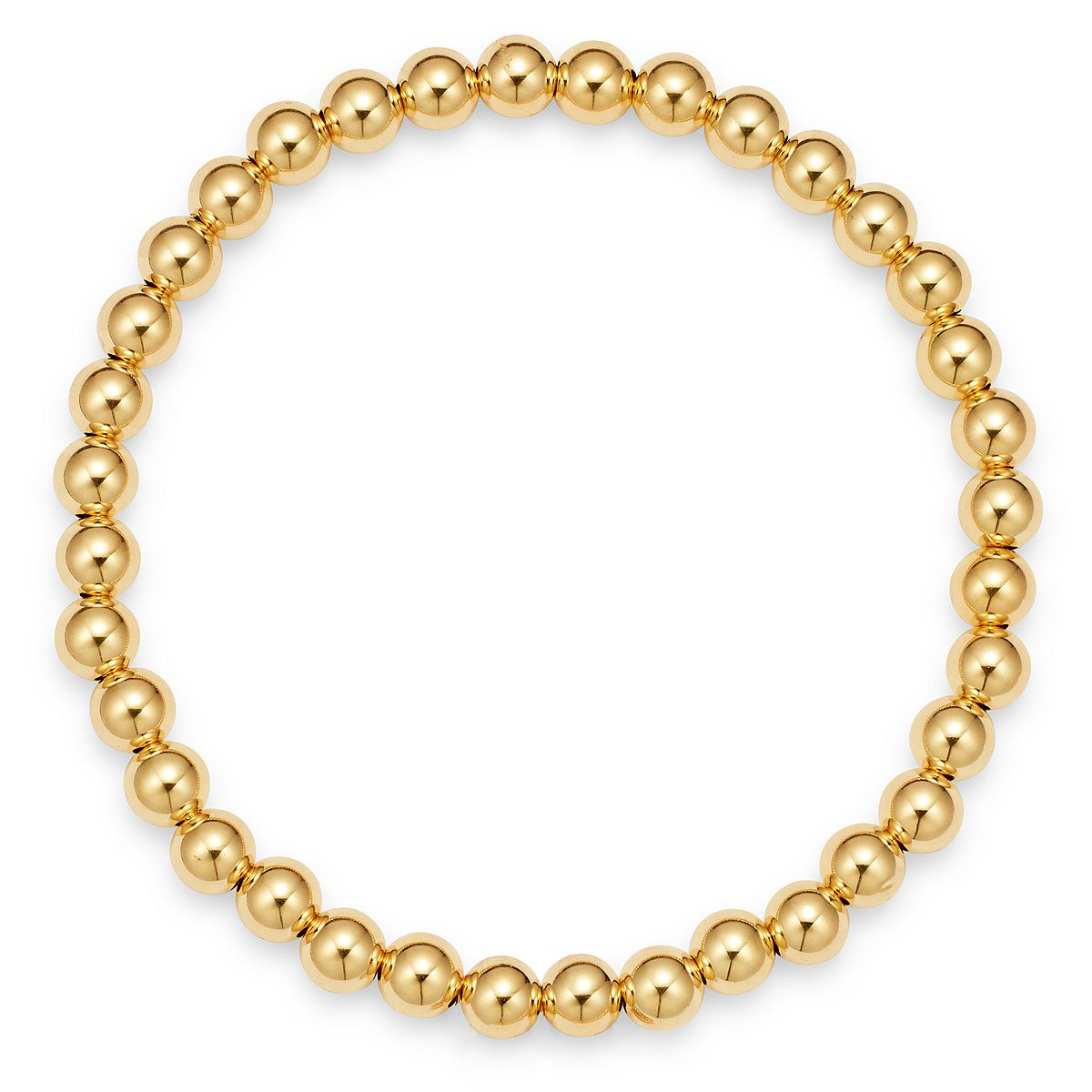 Gold bead elastic bracelet online